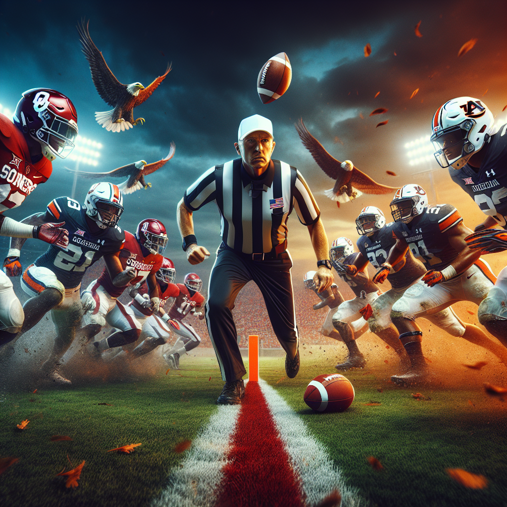 Shocking Accountability: SEC Calls Out Refs for Missed Tactics – SEC, officiating, Oklahoma, Auburn, college football